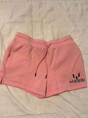 Messi Collection Athletic Women’s Casual Shorts in Pink Medium World Cup